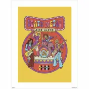 Steven Rhodes - Death Metal Sing A Long ART PRINT POSTER 30x40cm NEW