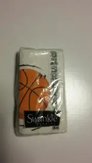 Creative Converting Swankies Basketball Decorative Pocket Tissue... New
