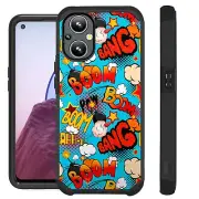 FUSION Case For OnePlus Nord N20 5G Hybrid Phone Cover COMIC BOOM TEAL