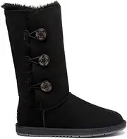 [UGG AUSTRALIAN SHEPHERD] UGG Boots Australia Premium Double Face Sheepskin Tall Triple button Water Resistant #15902