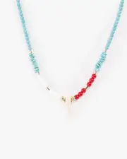Multi Colour Western Horn Beaded Necklace