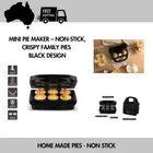 Mini Pie Maker – Non-Stick, Crispy Family Pies Machine, Compact & Black Design