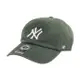 NEW ERA - 47 品牌NY 白繡線中性棒球帽(莫藍迪綠)