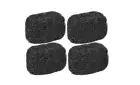 100% Afro Kinky Bulk Human Hair - DreadLocks, Extensions, Braids 8" Long 4 Pack