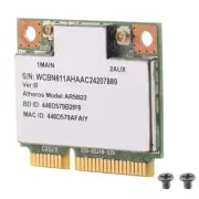 AR9462 AR5B22 WB222 Half PCIe 300Mbps+Bluetooth4.0 WLAN Wifi Card H2M48442