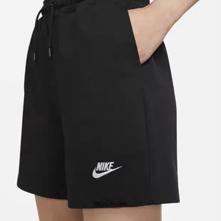 NIKE 運動褲 短褲 NSW JSY HR SHORT 黑色 短棉褲 女 (布魯克林) CJ3755-011