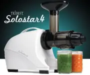 Tribest Solostar 4 Horizontal Slow Masticating Juicer Fruit Vegetable SS-4200-B