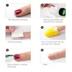 180pcs Lint Free Nail Polish Remover Cotton Pads Gel Polish Cleaning Wipes FST
