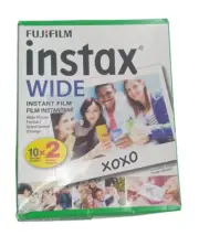 20 Prints Fujifilm Instax Wide Instant Color Film for Fuji 200, 210, 300 Camera