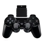 Wireless Vibrating Gamepad for Sony ps2 Gaming Controller for Playstation 2 Joystick for PC Joypad USB Game Controler Black