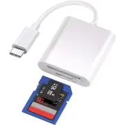USB-C To SD Card SDXC Reader Adapter Type-C For iPad iPhone 16 15 Pro Max