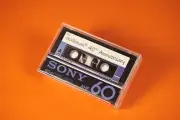 Sony booklet in shape of cassette for 40th anniversary of the Walkman. New case.
