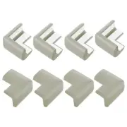 Corner Protectors, 8 Pcs Furniture Corner Guards and Edges Bumpers(Light Grey)
