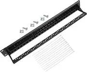 Port Network Patch Panel Rack Mount Module for Office Hotel Use Moisture Heat Resistant Design Reliable Plated Contacts Easy Installation Stable Performance
