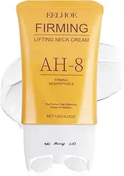 VRAIKO EELHOE AH-8 Firming Neck Cream, 2-in-1 Guasha Neck Moisturizer with Double Rollers and Hyaluronic Acid, for Saggy Skin, Double Chin, Face Lifting
