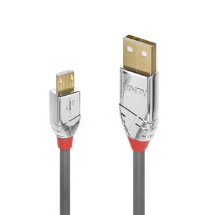 LINDY 林帝 台中旗艦店 CROMO鉻系列 USB2.0 TYPE-A to MICRO-B 充電傳輸線