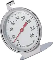 Stainless Steel Stand Up Dial Oven Thermometer for Real Time Temperature Display in Celsius and Fahrenheit