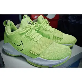 Nike PG 1 Volt 熒光綠 運動  公司現貨 878627 厚底慢跑鞋【ADIDAS x NIKE】