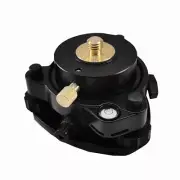 Black Tribrach With Optical Plummet&Rotating Adapter 5/8"x11 Mount With Lock