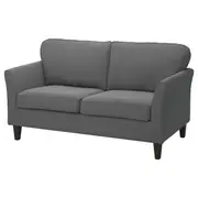 EKHOLMA 2-seat sofa, Hakebo dark grey