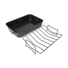 Classic Roaster with Rack// Carbon steel Baking Pan Tray Oven Sheet Dish