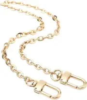 (46cm, Gold) - Mini Quality Copper Purse Chain Strap Handle Bag Accessories