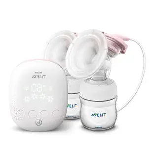 【PHILIPS AVENT】親餵雙吸消毒組 雙邊電動吸乳器+高效蒸氣烘乾消毒鍋(SCF316+293)