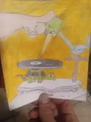 Flintstones Bedrock Music Drawing
