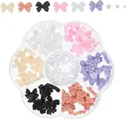 Vaguelly Nail Art Charms of Pearl Bow Decorations for Women Manicure Gems for Elegant Nail Designs for Parties and Special Occasions
