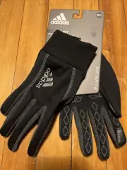 Adidas Warm COLD.RDY Running Comfort Gloves Black Adult Mens Touch ScreenM/L