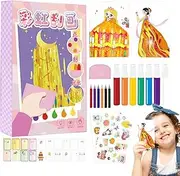 Scratch Paper Art Set for Kids,Handmade Kids Art Kit Scratch Paper | Rainbow Postcard, Dot Art for Valentine's Day, Christmas, Thanksgiving, Chinese New Year