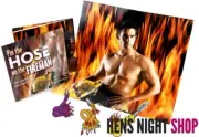 Pin the Hose on the Fireman Hens Night Bachelorette Party Macho Adult Game Gift