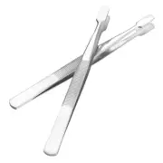 2pcs Philately Tweezers for Stamps tweezers tweezers precision Flat Tip Scissor