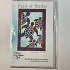 HERD OF TURTLES Hawaiian Quilt & Applique 24" x 36" Cute Quilt Pattern Template