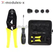 4 in 1 Ratcheting Crimping Tool Kit Cord End Terminals Wire Crimper Pliers
