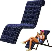 Lounge Chair Cushion - Soft Chaise Lounge Cushion Recliner Pad | Breathable Patio Seat Cushions Chair Seat Pads for Indoor Outdoor