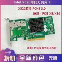 在飛比找Yahoo!奇摩拍賣優惠-電腦零件Intel PCI 網卡X520-DA2 X540-