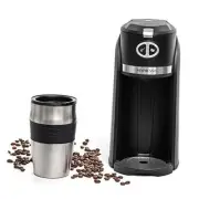 2 in 1 Grind & Brew Automatic Personal Coffee Maker, Automatic Single Serve