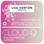 Lisa Horton Crafts Cloud 9 Shimmer Interference Ink Pad -Pink Champagne Shimmer