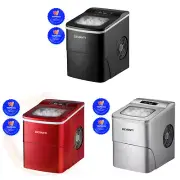 DEVANTi Portable Ice Cube Maker Machine 2L Home Bar Benchtop Easy Quick