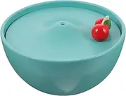 DINHEAROM Pet Cat Water Fountain Ceramic Drinking Bowl Automatic Water Circulation No Burrs Compact Size