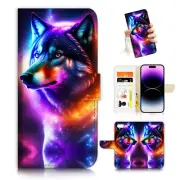 ( For iPhone 8 / iPhone 7 ) Flip Case Cover AJ26828 Spirit Wolf