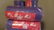 4 Rolls Purple 10 "x 10 yards Poly Burlap Mesh for Wreath Mesh Ribbon