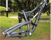 Suspension MTB Frame DH/XC/AM 26er/27.5er Mountain Bike Frame 16.5'' Thru Axle 12 * 142mm Aluminium Alloy Frame Disc Brake (Color : Dark Gray)