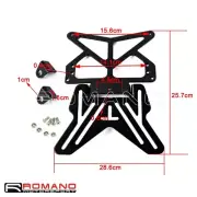 License Number Plate Light Holder Hanger Slide Mounts Adjustable Hinged Brackets
