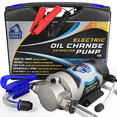 Harpy Eagle Electric Oil Change Extractor Pump 12/24V 100W Oil Сhange Fluid E...