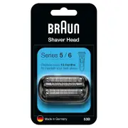 Braun Series 5 Cassette Replacement head, Black. For Series 5, Series 6 (new generation) 53B
