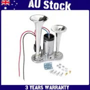 600DB 12V NEW Dual Trumpet Car Air Horn Dual Tone Boat Lorry Truck Train Speaker (for: Volkswagen)