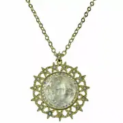 KIRKS FOLLY STARLIGHT GODDESS DREAM ANGEL NECKLACE IN GOLD TONE
