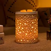 Planet Ceramic Electric Wax Melt Warmer with Timer Fragrance Oil Burner Melter w